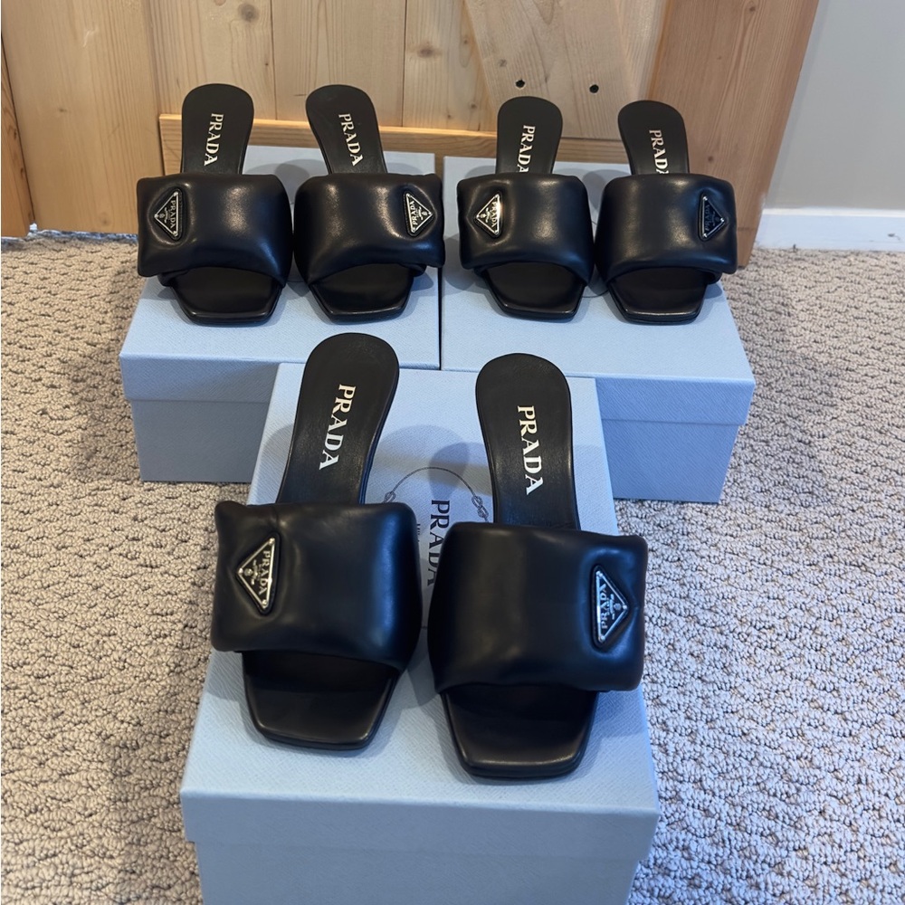 Prada Padded Calzature Donna Mule size 36 - BRAND NEW - Picture 3 of 4
